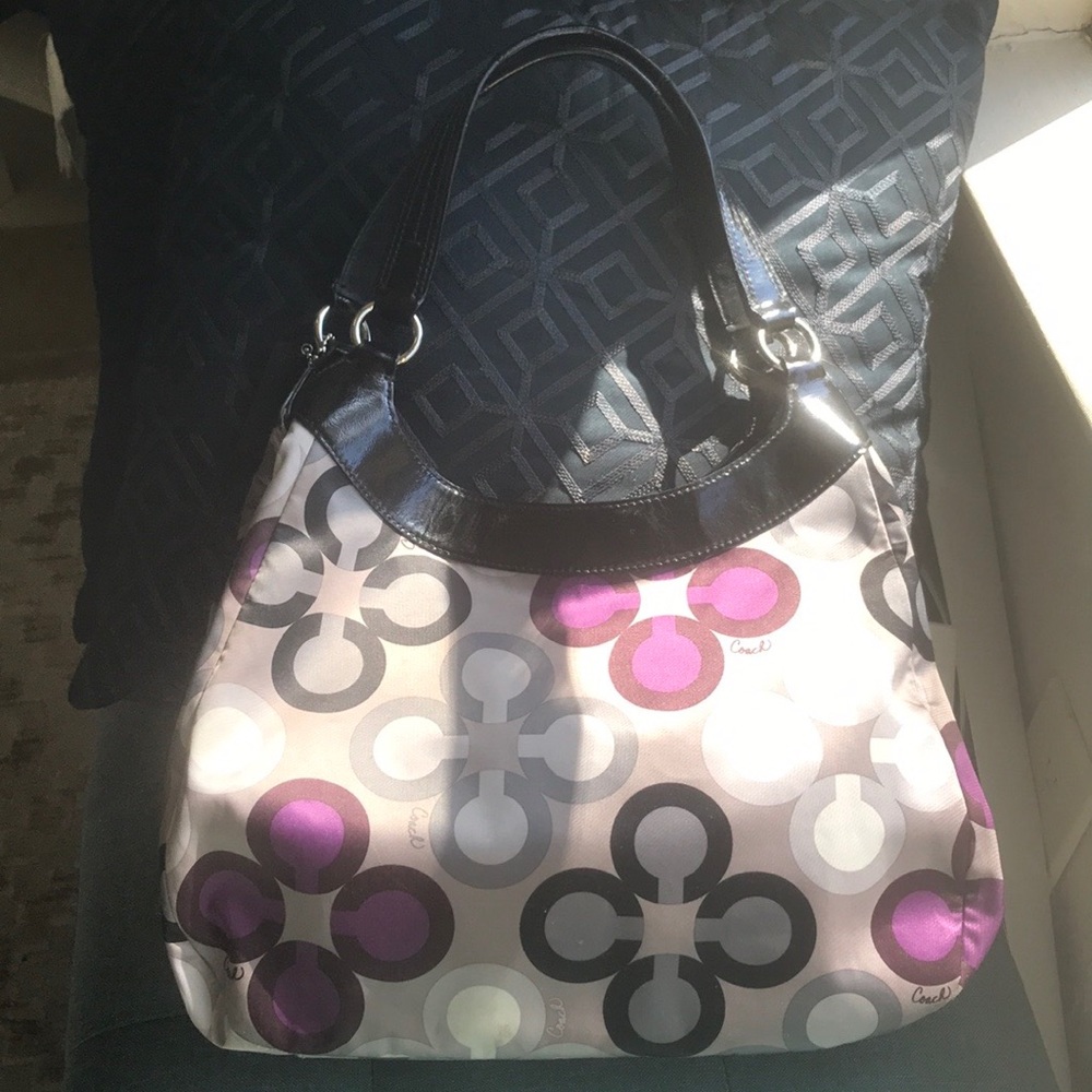 Coach Silk Shoulder Bag